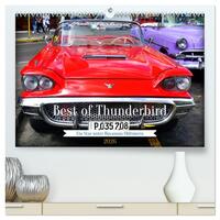 Best of Thunderbird - Ein Star unter Havannas Oldtimern (hochwertiger Premium Wandkalender 2026 DIN A2 quer), Kunstdruck in Hochglanz
