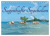 Sagenhafte Seychellen - Idylle im Indischen Ozean (Tischkalender 2026 DIN A5 quer), CALVENDO Monatskalender