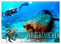 Faszination Wracktauchen (Wandkalender 2026 DIN A4 quer), CALVENDO Monatskalender