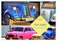 Ford Anglia - Großbritanniens klassischer Zweitürer (Wandkalender 2026 DIN A2 quer), CALVENDO Monatskalender