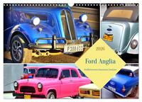 Ford Anglia - Großbritanniens klassischer Zweitürer (Wandkalender 2026 DIN A3 quer), CALVENDO Monatskalender