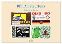 DDR Amateurfunk Historische Karten (Wandkalender 2026 DIN A3 quer), CALVENDO Monatskalender