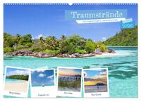 Traumstrände, mal tropisch warm, mal nordisch kalt (Wandkalender 2026 DIN A2 quer), CALVENDO Monatskalender