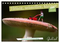 Höher, schneller, kleiner - Miniaturen in unserem Alltag (Tischkalender 2026 DIN A5 quer), CALVENDO Monatskalender