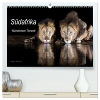 Südafrika wunderbare Tierwelt (hochwertiger Premium Wandkalender 2026 DIN A2 quer), Kunstdruck in Hochglanz