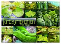 Farbsymphonien der Erde (Wandkalender 2026 DIN A4 quer), CALVENDO Monatskalender