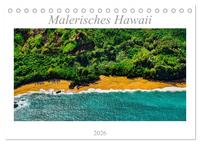 Malerisches Hawaii (Tischkalender 2026 DIN A5 quer), CALVENDO Monatskalender