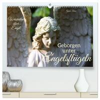 Geborgen unter Engelsflügeln (hochwertiger Premium Wandkalender 2026 DIN A2 quer), Kunstdruck in Hochglanz
