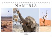 Namibia - unterwegs mit Julia Hahn (Tischkalender 2026 DIN A5 quer), CALVENDO Monatskalender