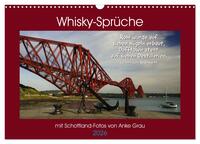 Whisky-Sprüche (Wandkalender 2026 DIN A3 quer), CALVENDO Monatskalender