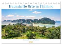 Traumhafte Orte in Thailand (Tischkalender 2026 DIN A5 quer), CALVENDO Monatskalender