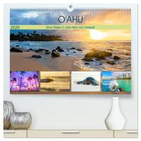 O'ahu - Eine Reise in das Herz von Hawaii (hochwertiger Premium Wandkalender 2026 DIN A2 quer), Kunstdruck in Hochglanz
