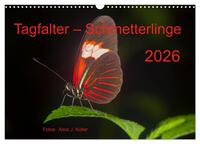 Tagfalter Schmetterlinge (Wandkalender 2026 DIN A3 quer), CALVENDO Monatskalender