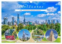 Melbourne - Sympathische Metropole Australiens (Wandkalender 2026 DIN A3 quer), CALVENDO Monatskalender