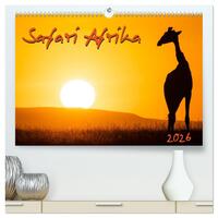 Safari Afrika (hochwertiger Premium Wandkalender 2026 DIN A2 quer), Kunstdruck in Hochglanz