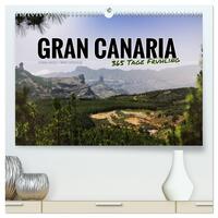 Gran Canaria - 365 Tage Frühling (hochwertiger Premium Wandkalender 2026 DIN A2 quer), Kunstdruck in Hochglanz