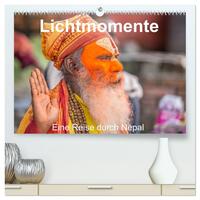 Lichtmomente - Eine Reise durch Nepal (hochwertiger Premium Wandkalender 2026 DIN A2 quer), Kunstdruck in Hochglanz