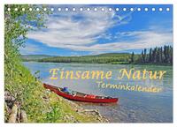 Einsame Natur - Terminkalender (Tischkalender 2026 DIN A5 quer), CALVENDO Monatskalender
