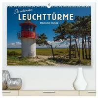 Die schönsten Leuchttürme - Deutsche Ostsee (hochwertiger Premium Wandkalender 2026 DIN A2 quer), Kunstdruck in Hochglanz