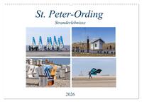 St. Peter-Ording Stranderlebnisse (Wandkalender 2026 DIN A2 quer), CALVENDO Monatskalender
