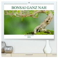 Bonsai ganz nah (hochwertiger Premium Wandkalender 2026 DIN A2 quer), Kunstdruck in Hochglanz