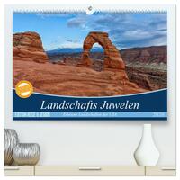 Landschafts Juwelen - Erlesene Landschaften der USA (hochwertiger Premium Wandkalender 2026 DIN A2 quer), Kunstdruck in Hochglanz