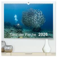 Tanz der Fische (hochwertiger Premium Wandkalender 2026 DIN A2 quer), Kunstdruck in Hochglanz
