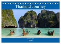 Thailand Journey (Tischkalender 2026 DIN A5 quer), CALVENDO Monatskalender