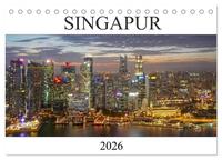 Singapur (Tischkalender 2026 DIN A5 quer), CALVENDO Monatskalender