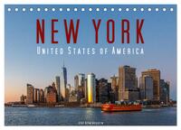 New York - United States of America (Tischkalender 2026 DIN A5 quer), CALVENDO Monatskalender