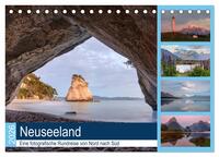 Neuseeland - Eine fotografische Rundreise von Nord nach Süd (Tischkalender 2026 DIN A5 quer), CALVENDO Monatskalender