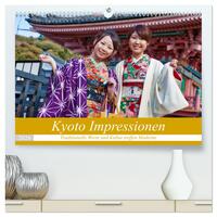 Kyoto Impressionen (hochwertiger Premium Wandkalender 2026 DIN A2 quer), Kunstdruck in Hochglanz