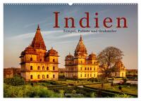 Indien: Tempel, Paläste und Grabmäler (Wandkalender 2026 DIN A2 quer), CALVENDO Monatskalender