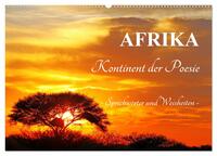 AFRIKA - Kontinent der Poesie (Wandkalender 2026 DIN A2 quer), CALVENDO Monatskalender