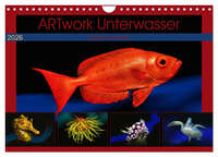 Artwork Unterwasser - Erlebnis Tauchen (Wandkalender 2026 DIN A4 quer), CALVENDO Monatskalender