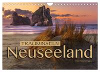 Trauminseln Neuseeland (Wandkalender 2026 DIN A4 quer), CALVENDO Monatskalender