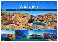 Australien - Travel The Gravel (Tischkalender 2026 DIN A5 quer), CALVENDO Monatskalender