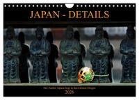 Japan - Details (Wandkalender 2026 DIN A4 quer), CALVENDO Monatskalender