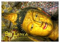 Sri Lanka - Tempel, Tee und Elefanten (Wandkalender 2026 DIN A2 quer), CALVENDO Monatskalender