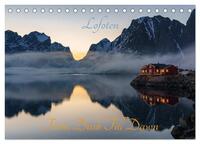 Lofoten - From Dusk Till Dawn (Tischkalender 2026 DIN A5 quer), CALVENDO Monatskalender