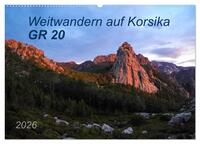 Weitwandern auf Korsika GR 20 (Wandkalender 2026 DIN A2 quer), CALVENDO Monatskalender