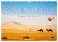 Marokko: Marrakesch, Atlas, Sahara, Fès (Wandkalender 2026 DIN A2 quer), CALVENDO Monatskalender