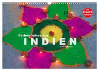 Farbenfrohes aus Indien (Wandkalender 2026 DIN A3 quer), CALVENDO Monatskalender