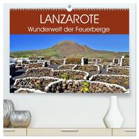 Lanzarote. Wunderwelt der Feuerberge (hochwertiger Premium Wandkalender 2026 DIN A2 quer), Kunstdruck in Hochglanz