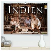 Alltag in Indien (hochwertiger Premium Wandkalender 2026 DIN A2 quer), Kunstdruck in Hochglanz