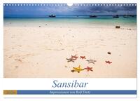 Sansibar - Impressionen von Rolf Dietz (Wandkalender 2026 DIN A3 quer), CALVENDO Monatskalender