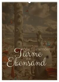 Die Flüsternden Türme von Ebensand (Wandkalender 2026 DIN A2 hoch), CALVENDO Monatskalender