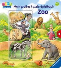 Mein großes Puzzle-Spielbuch: Zoo