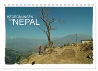 BEGEGNUNGEN IN NEPAL (Tischkalender 2026 DIN A5 quer), CALVENDO Monatskalender
