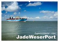 Impressionen vom JadeWeserPort (Wandkalender 2026 DIN A2 quer), CALVENDO Monatskalender